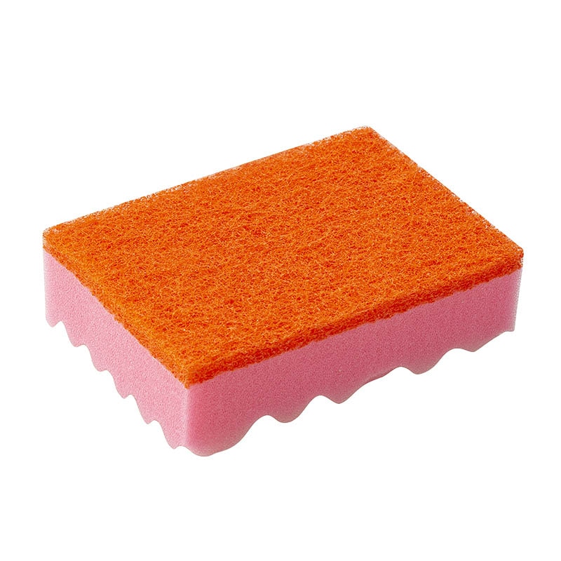 キクロン キクロンプロ　スポンジたわしソフト L　ピンク B-610 1個（ご注文単位120個）【直送品】