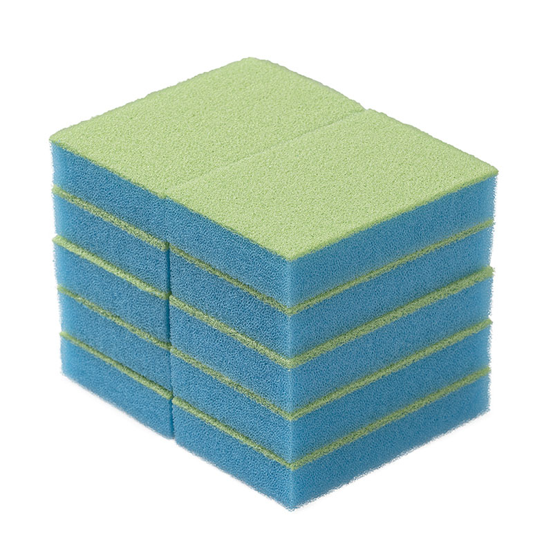 キクロン 給食用スポンジ 10P ブルー F-603 1個(ご注文単位12個)【直送品】