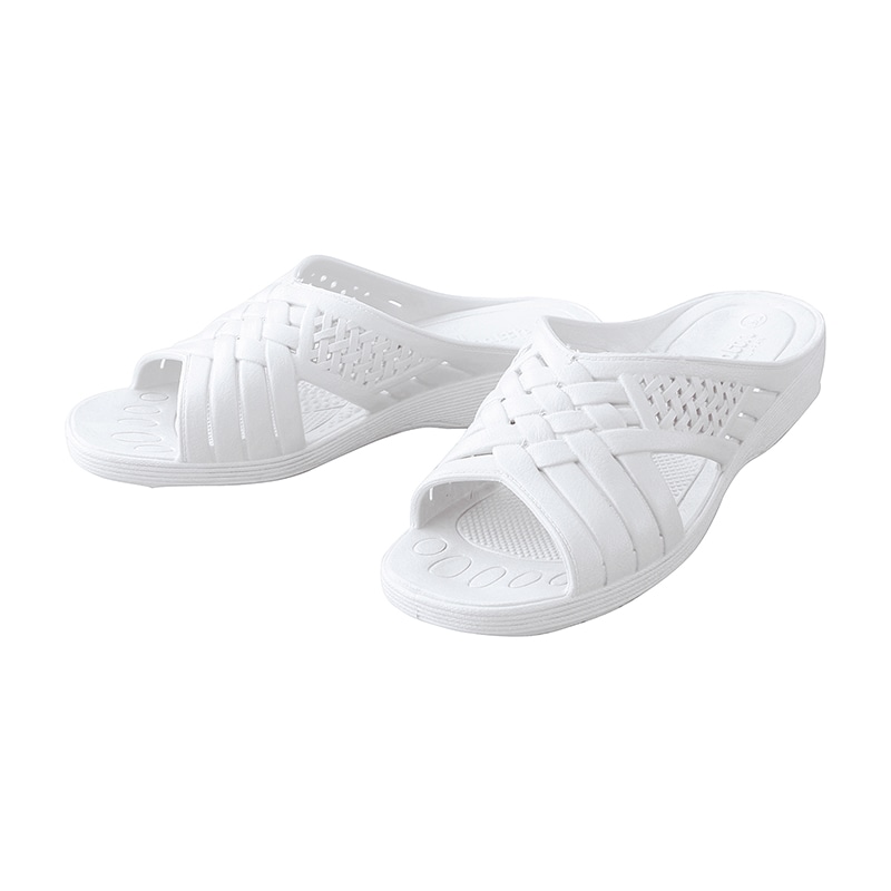 レディススリッパ　ホワイト 861399-001　M　23～23.5  1足（ご注文単位1足）【直送品】