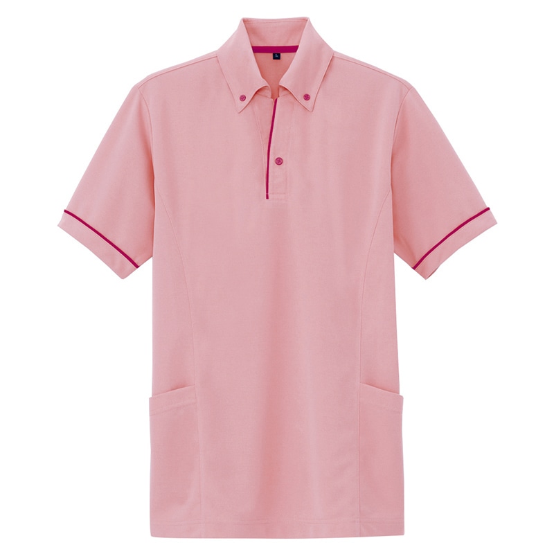 サイドポケットポロ　AZ-7668-160 ピンク　S  1個（ご注文単位1個）【直送品】