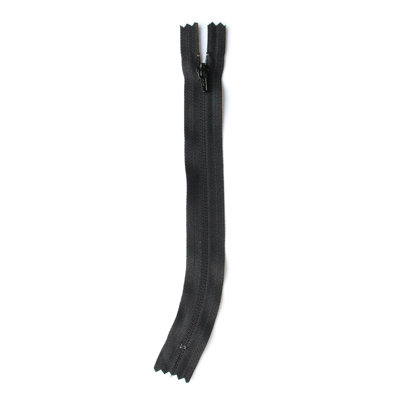 日本紐釦貿易 Y.K.K パンツ用エフロンミトラカーブファスナー 20cm 10本入 黒 4ERC20DAE-CUR580 (ご注文単位1束)【直送品】