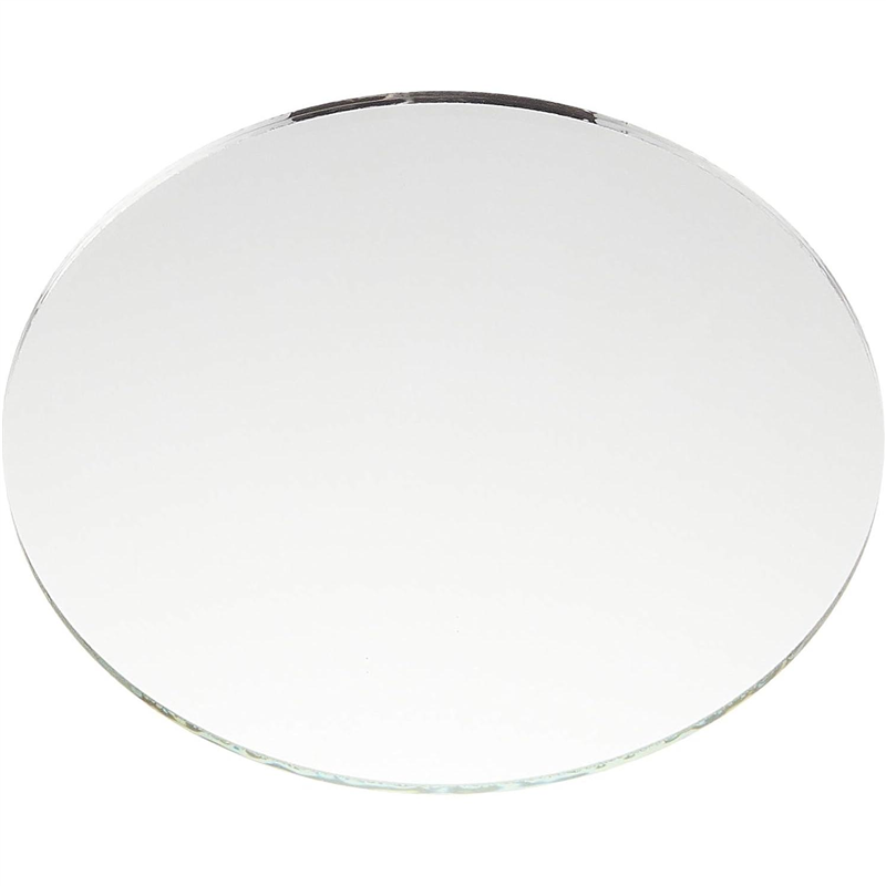 日本紐釦貿易 ミラー 丸 8x8cm 5枚 KN80 （ご注文単位1束）【直送品】