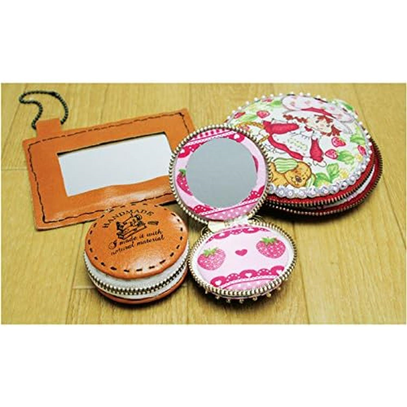 日本紐釦貿易 ミラー 丸 8x8cm 5枚 KN80 (ご注文単位1束)【直送品】