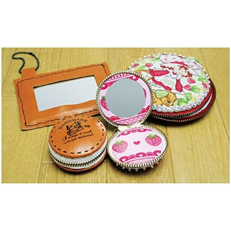 日本紐釦貿易 ミラー 丸 8x8cm 5枚 KN80 (ご注文単位1束)【直送品】