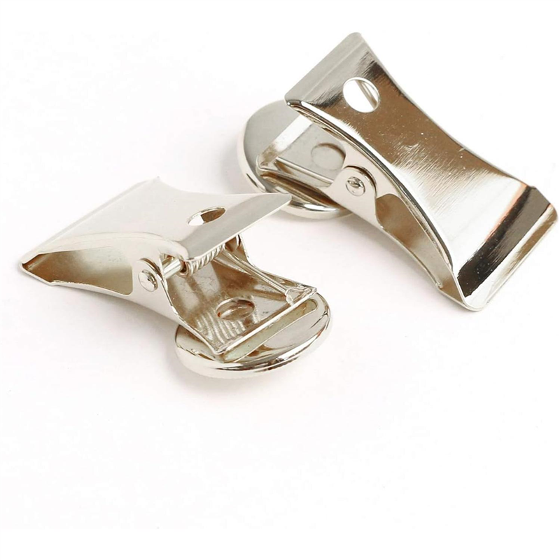 日本紐釦貿易 ミール皿付クリップ 皿20mm シルバー 2個 A24-56S (ご注文単位1束)【直送品】