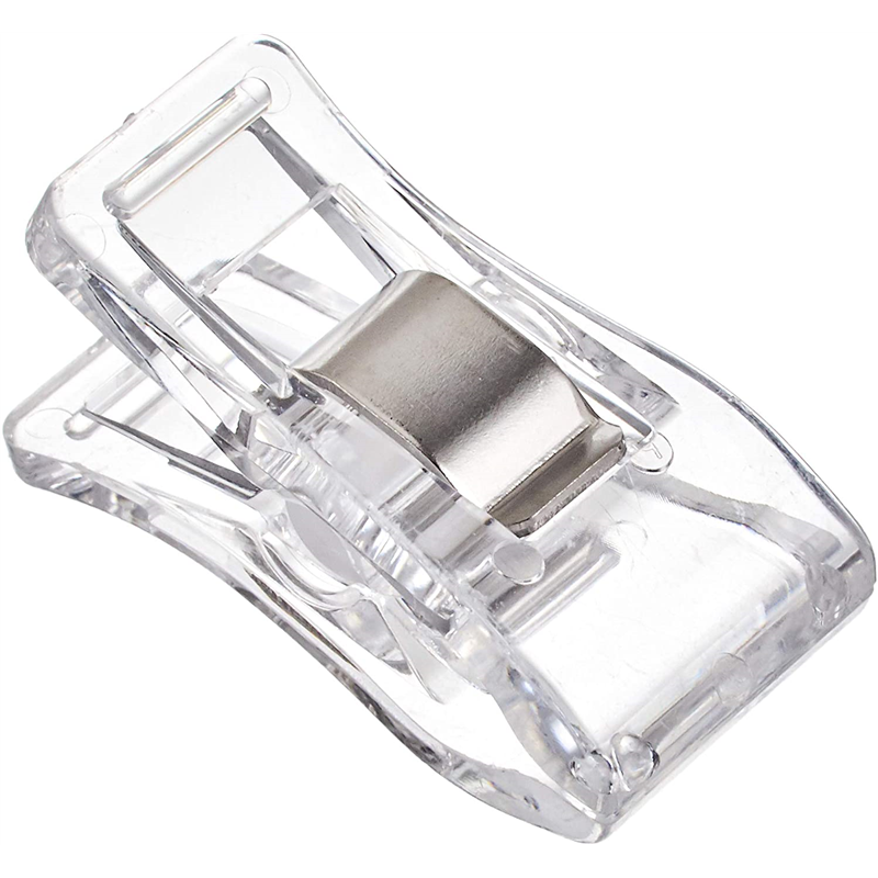 >日本紐釦貿易 スタンドクリップ クリアー 10個 MST-CR ミシン用仮止めクリップ 待針代用 (ご注文単位1束)【直送品】