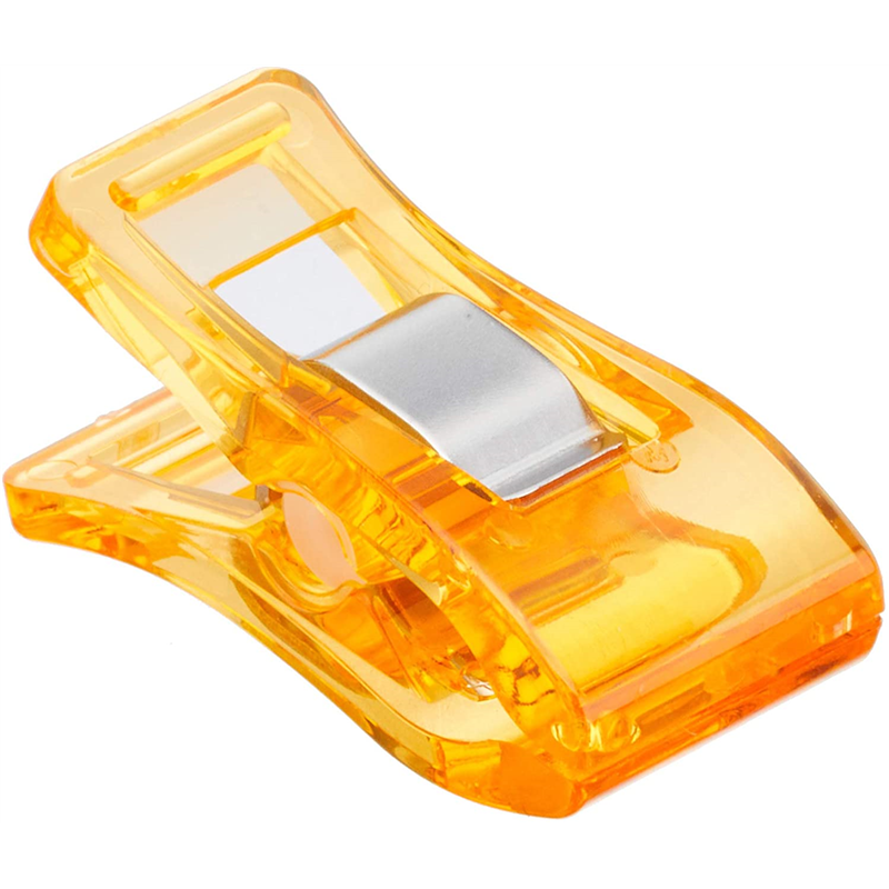 日本紐釦貿易 スタンドクリップ オレンジ 10個 MST-OR ミシン用仮止めクリップ 待針代用 (ご注文単位1束)【直送品】