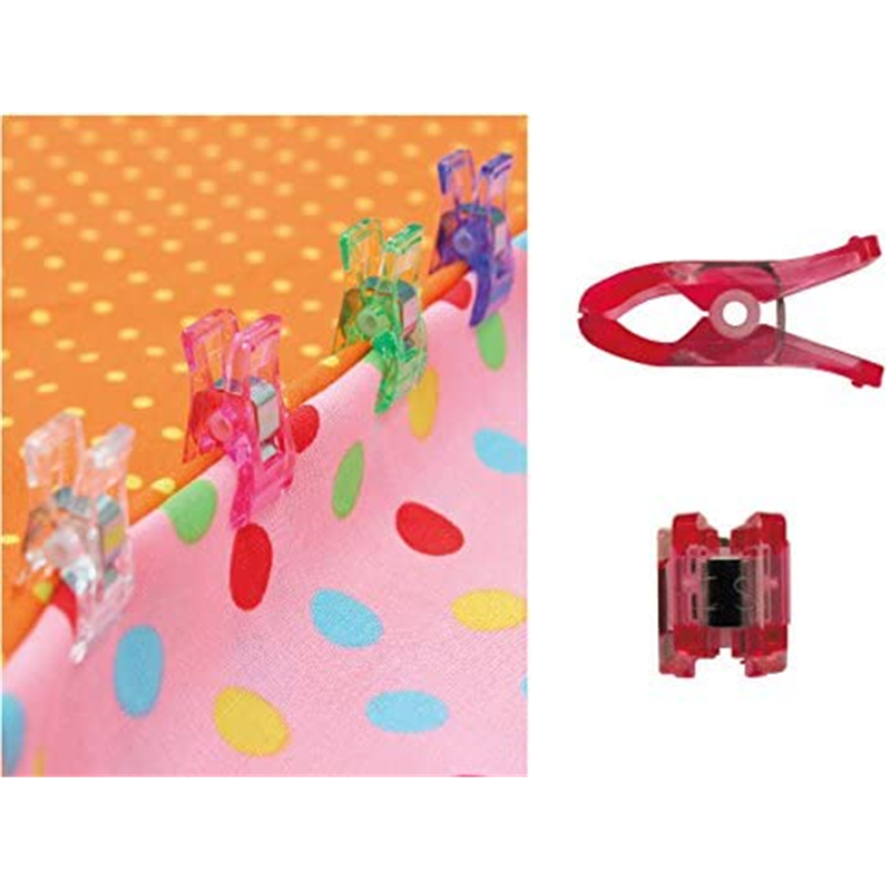 日本紐釦貿易 スタンドクリップ オレンジ 10個 MST-OR ミシン用仮止めクリップ 待針代用 (ご注文単位1束)【直送品】