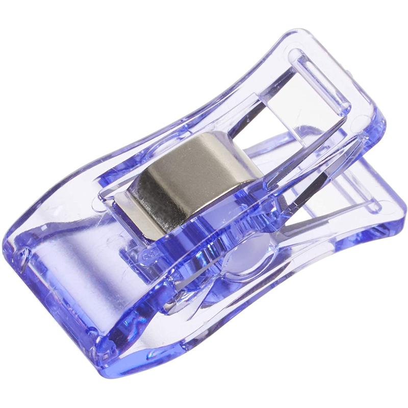 日本紐釦貿易 スタンドクリップ バイオレット 10個 MST-V ミシン用仮止めクリップ 待針代用 （ご注文単位1束）【直送品】