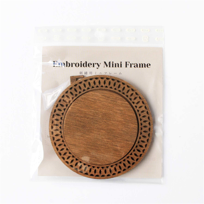 日本紐釦貿易 刺しゅう用ミニフレーム 立てられるスタンド付き A22-121 （ご注文単位1束）【直送品】