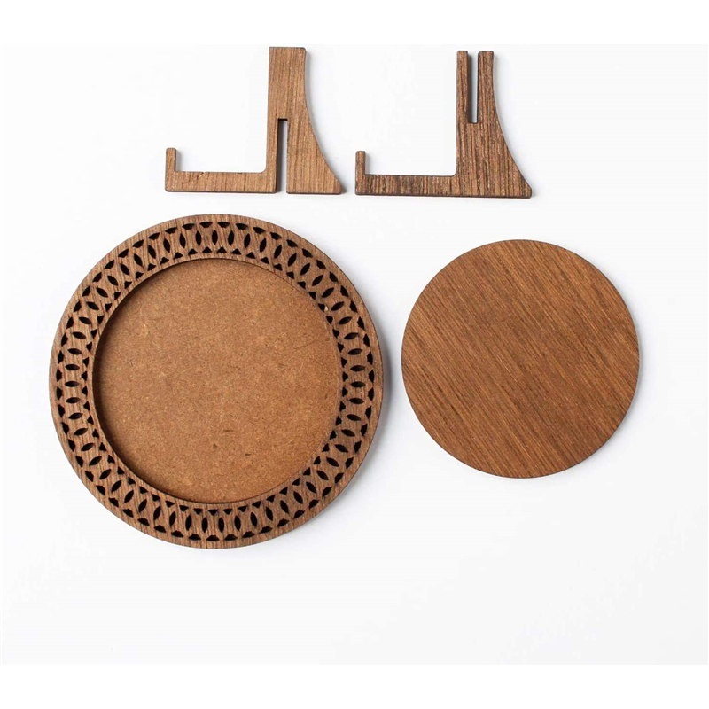 日本紐釦貿易 刺しゅう用ウッドフレーム 丸型 5ヶ入 A22-121-5 （ご注文単位1束）【直送品】