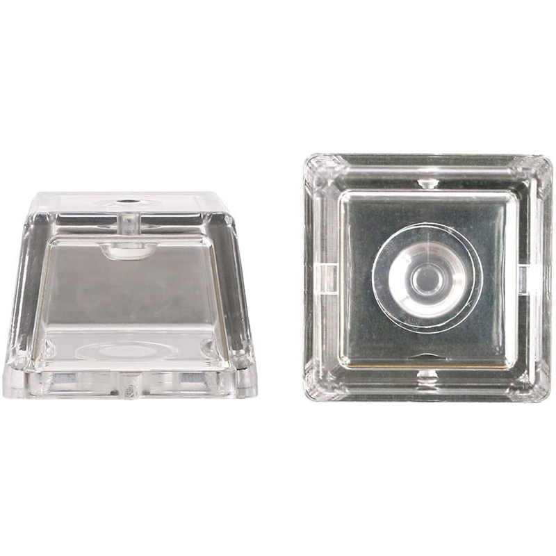 日本紐釦貿易 UVレジン用クリップスタンドベース キューブ型 クリア W2.5×H2×2.5cm 10個 UVK-CT （ご注文単位1束）【直送品】