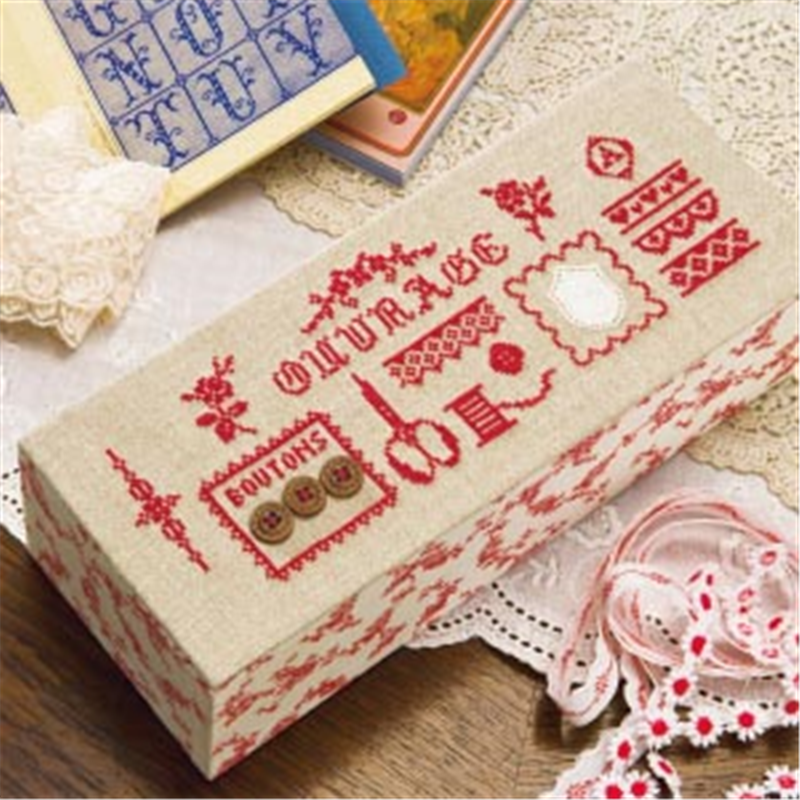 日本紐釦貿易 Cartonnage カルトナージュ 長方形ボックスレシピ付き CTN44 (ご注文単位1セット)【直送品】