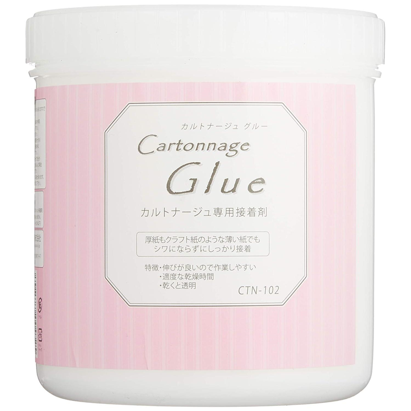 日本紐釦貿易 カルトナージュ専用接着剤 ボンド お徳用1kg CTN102 （ご注文単位1個）【直送品】