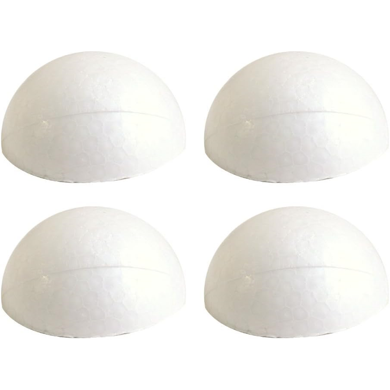 日本紐釦貿易 つまみ細工用 半円スチロール 20個入 φ20mm 白 S51-20 （ご注文単位1束）【直送品】