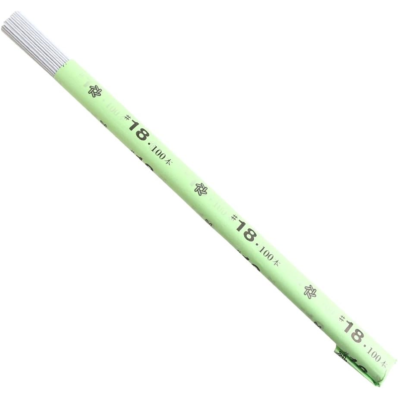 日本紐釦貿易 地巻ワイヤー #18 100本入り 全長36cm ホワイト MAF-J18W (ご注文単位1束)【直送品】