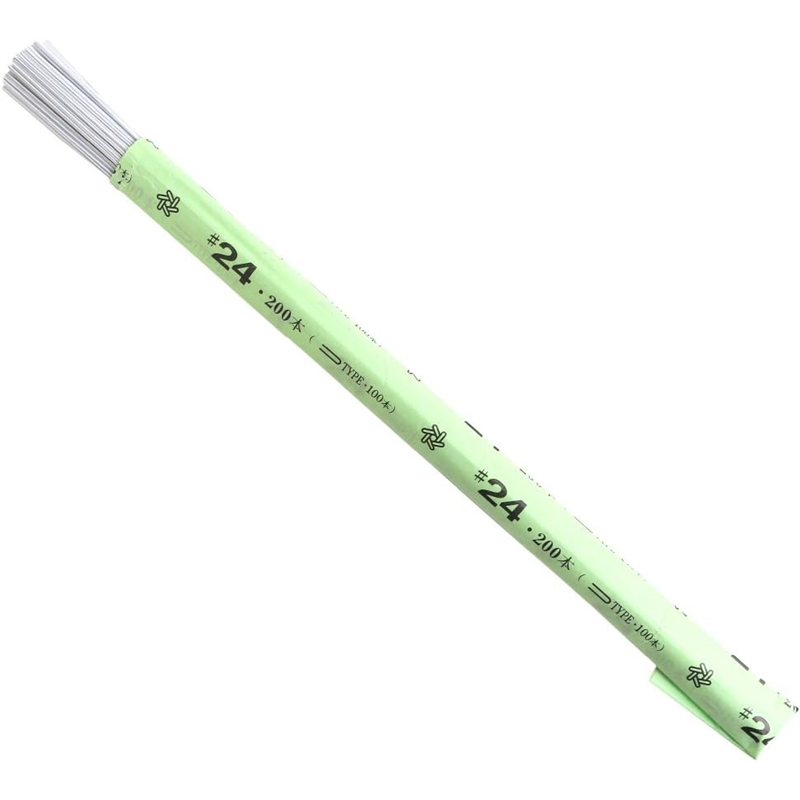 日本紐釦貿易 地巻ワイヤー #24 200本入り 全長36cm ホワイト MAF-J24W （ご注文単位1束）【直送品】