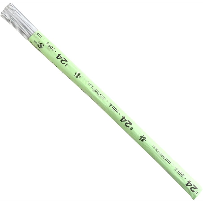 日本紐釦貿易 地巻ワイヤー #24 100本入り U字 全長72cm ホワイト MAF-JW24W （ご注文単位1束）【直送品】