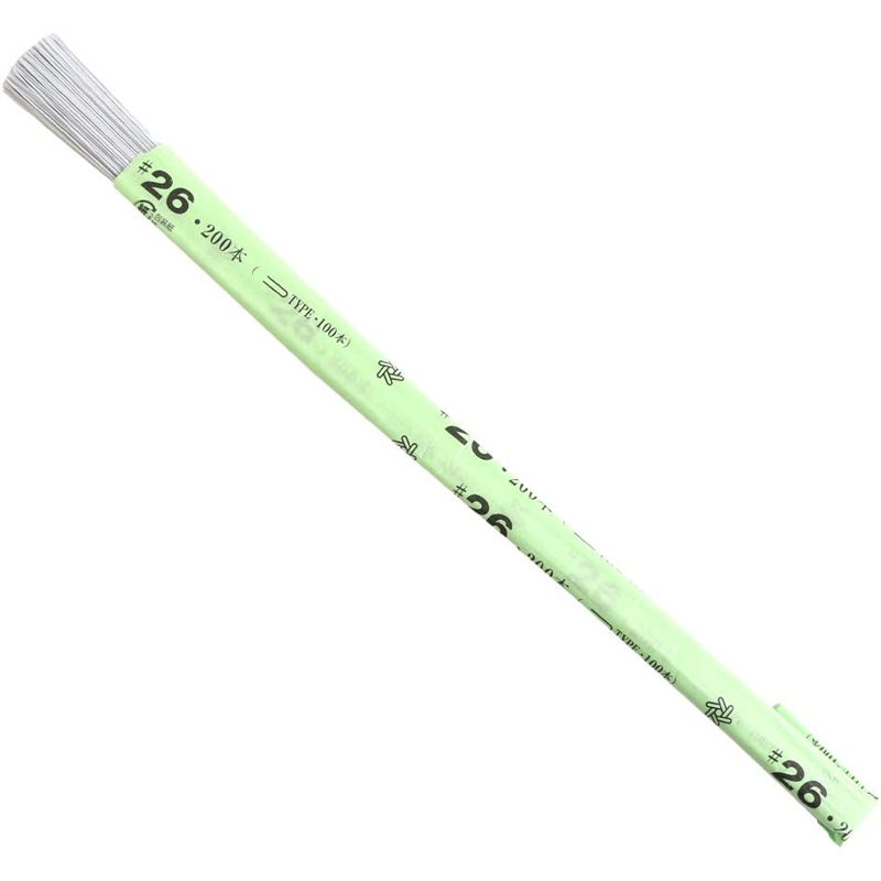 日本紐釦貿易 地巻ワイヤー #26 200本入り 全長36cm ホワイト MAF-J26W （ご注文単位1束）【直送品】