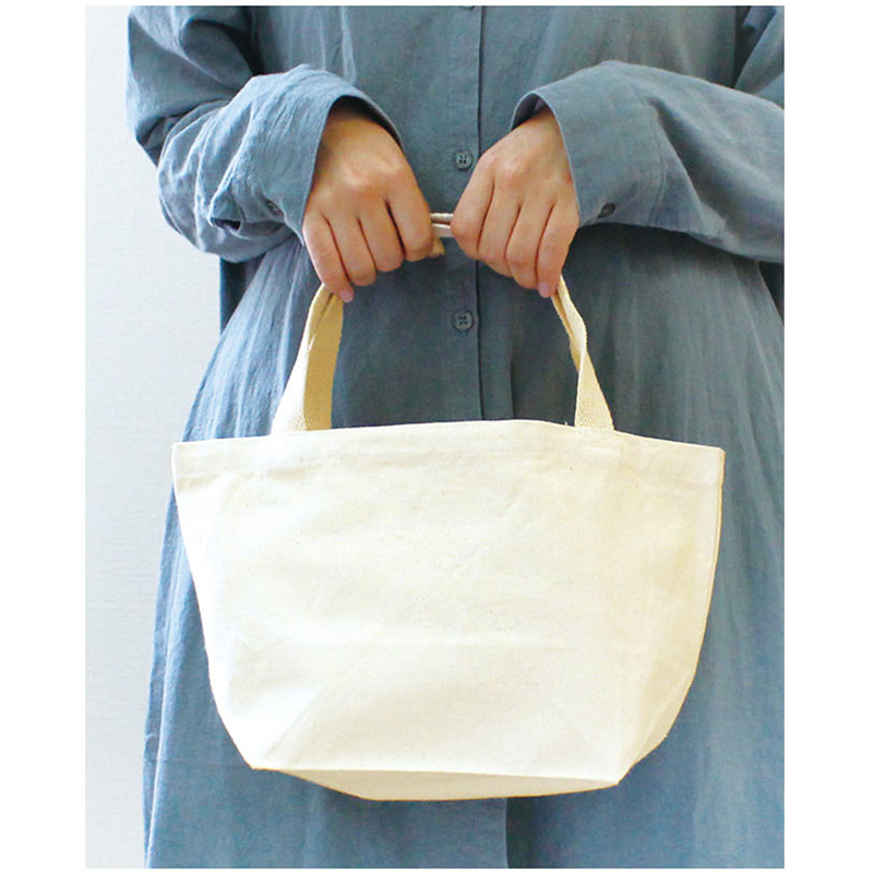 日本紐釦貿易 キャンバス ランチバッグ 生成 ES200 (ご注文単位1個)【直送品】