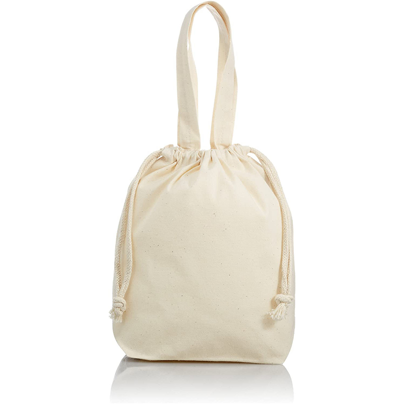 日本紐釦貿易 コットンエコ巾着バッグ ES205 （ご注文単位1個）【直送品】