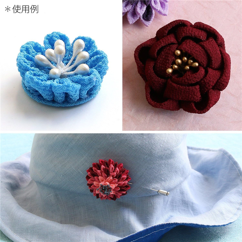 日本紐釦貿易 つまみ細工用花芯 ペップ 黄 長さ約4.5cm 144本入 S54-11 (ご注文単位1束)【直送品】