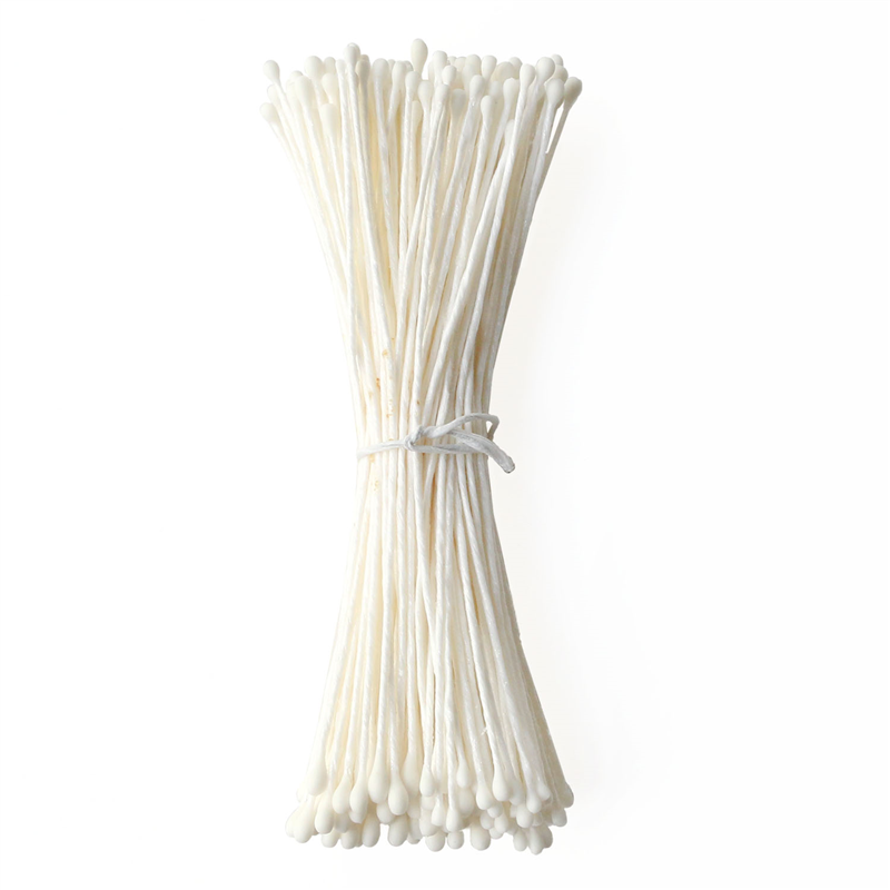 日本紐釦貿易 つまみ細工用花芯 ペップ 白 長さ約4.5cm 玉1mm 約144本入り S54-16 （ご注文単位1束）【直送品】