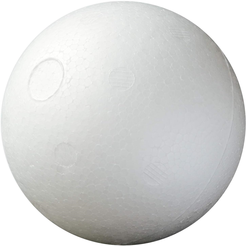 日本紐釦貿易 丸スチロール スチボール芯 100mm 5個入 CN417 (ご注文単位1束)【直送品】