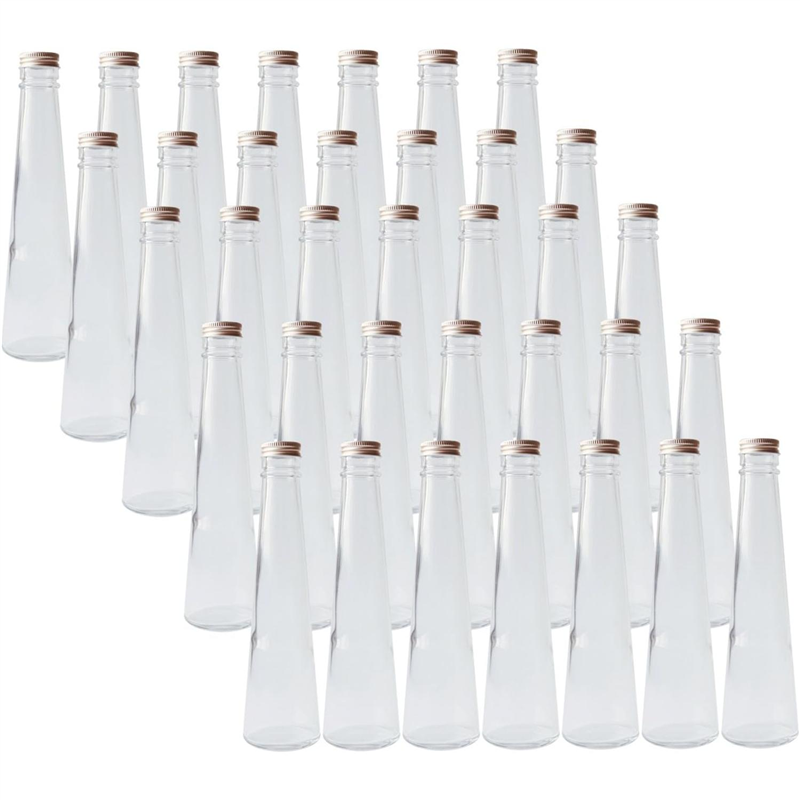 日本紐釦貿易 ハーバリウム用ガラスビン 円錐58.8mm×高さ220.4mm 35本入 AUT-200C-35 (ご注文単位1箱)【直送品】