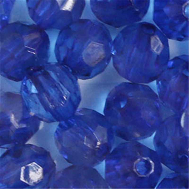 日本紐釦貿易 (Nippon Chuko) クラフトビーズ プラスチックビーズ 25個入 12mm ブルー A1-10 (ご注文単位1束)【直送品】