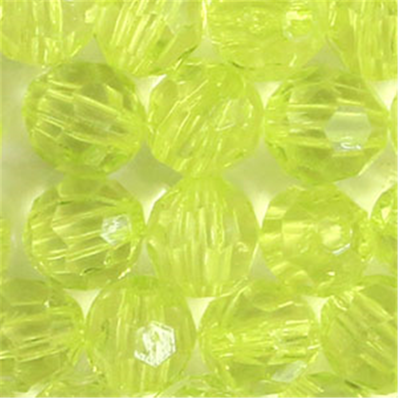 日本紐釦貿易 (Nippon Chuko) クラフトビーズ プラスチックビーズ 25個入 12mm ライトグリーン A1-11 (ご注文単位1束)【直送品】