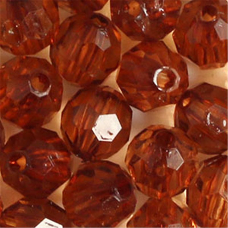 日本紐釦貿易 (Nippon Chuko) クラフトビーズ プラスチックビーズ 25個入 12mm ブラウン A1-14 (ご注文単位1束)【直送品】