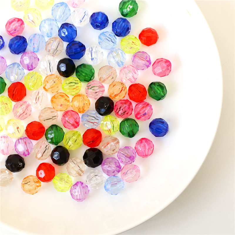 日本紐釦貿易 (Nippon Chuko) クラフトビーズ プラスチックビーズ 30個入 10mm ライトブルー A1-59 （ご注文単位1束）【直送品】