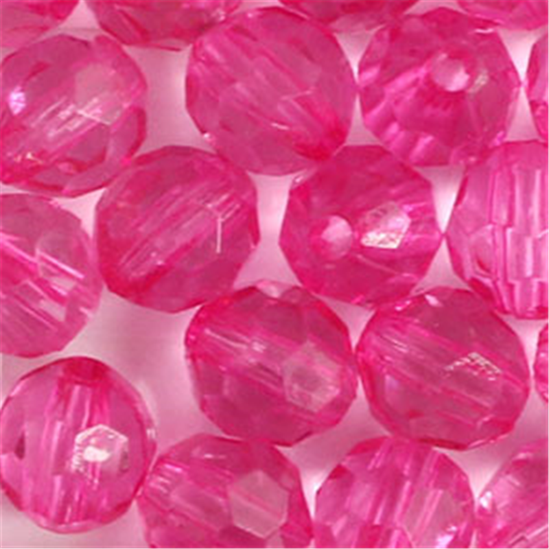 日本紐釦貿易 (Nippon Chuko) クラフトビーズ プラスチックビーズ 50個入 8mm ローズ A1-85 (ご注文単位1束)【直送品】