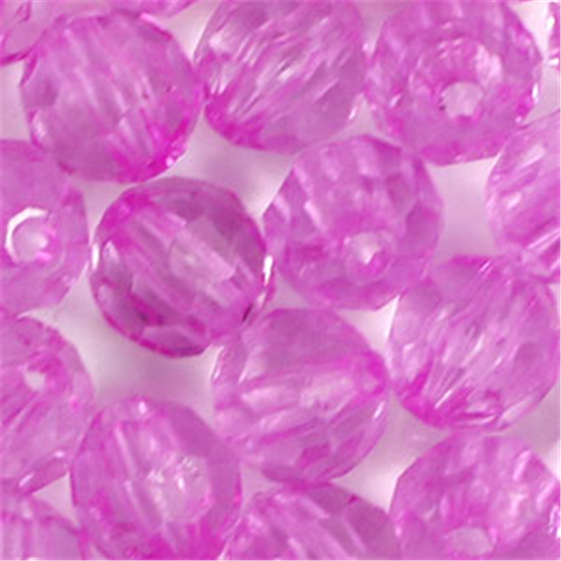 日本紐釦貿易 (Nippon Chuko) クラフトビーズ プラスチックビーズ 50個入 8mm ライトパープル A1-87 (ご注文単位1束)【直送品】