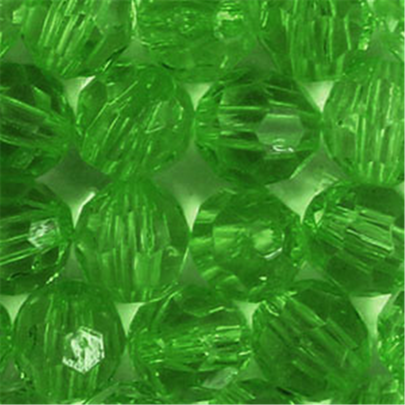 日本紐釦貿易 (Nippon Chuko) クラフトビーズ プラスチックビーズ 50個入 8mm グリーン A1-92 (ご注文単位1束)【直送品】