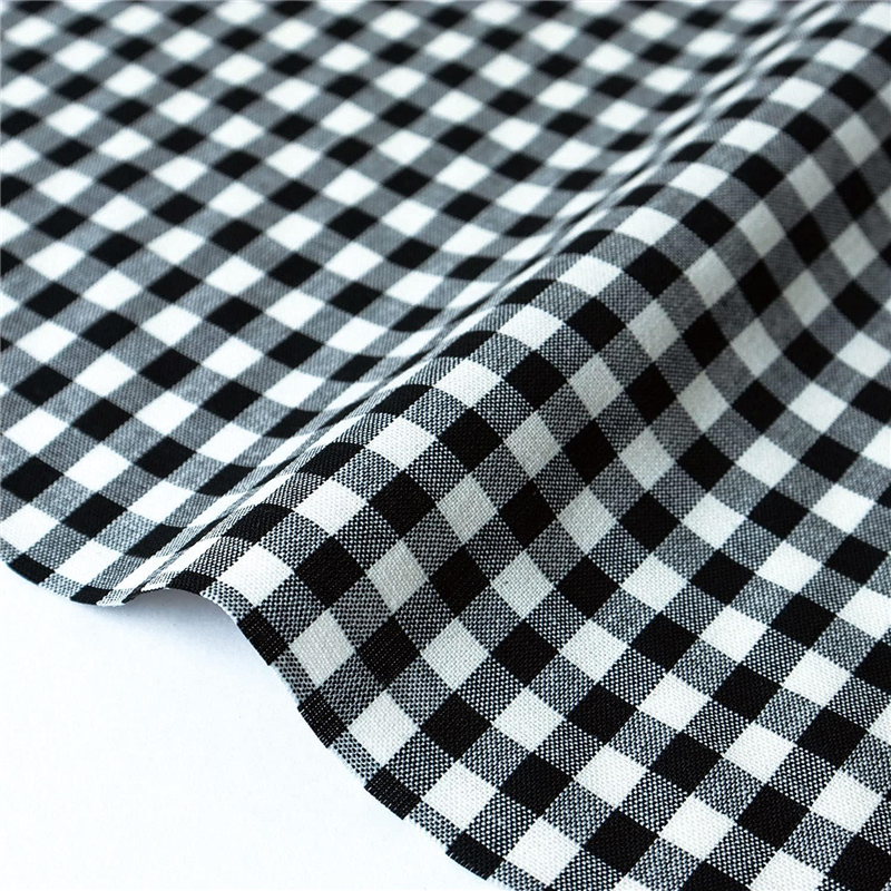 日本紐釦貿易 ギンガムステッチ用カットクロス ブラック 約55×50cm 1枚入 SGC6012-580 (ご注文単位1束)【直送品】