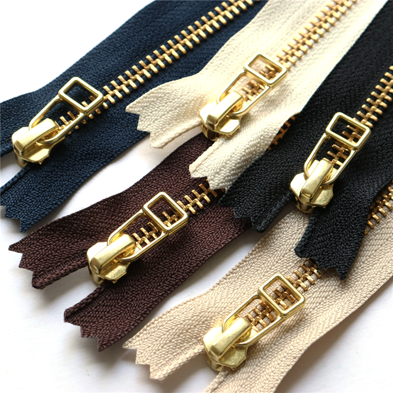 日本紐釦貿易 Y.K.K レザー用ファスナー 40mmG 5色セット 5LFG40-5MIX (ご注文単位1束)【直送品】