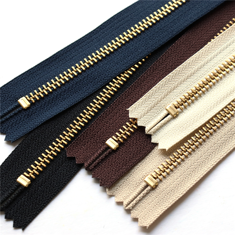 日本紐釦貿易 Y.K.K レザー用ファスナー 40mmG 5色セット 5LFG40-5MIX (ご注文単位1束)【直送品】