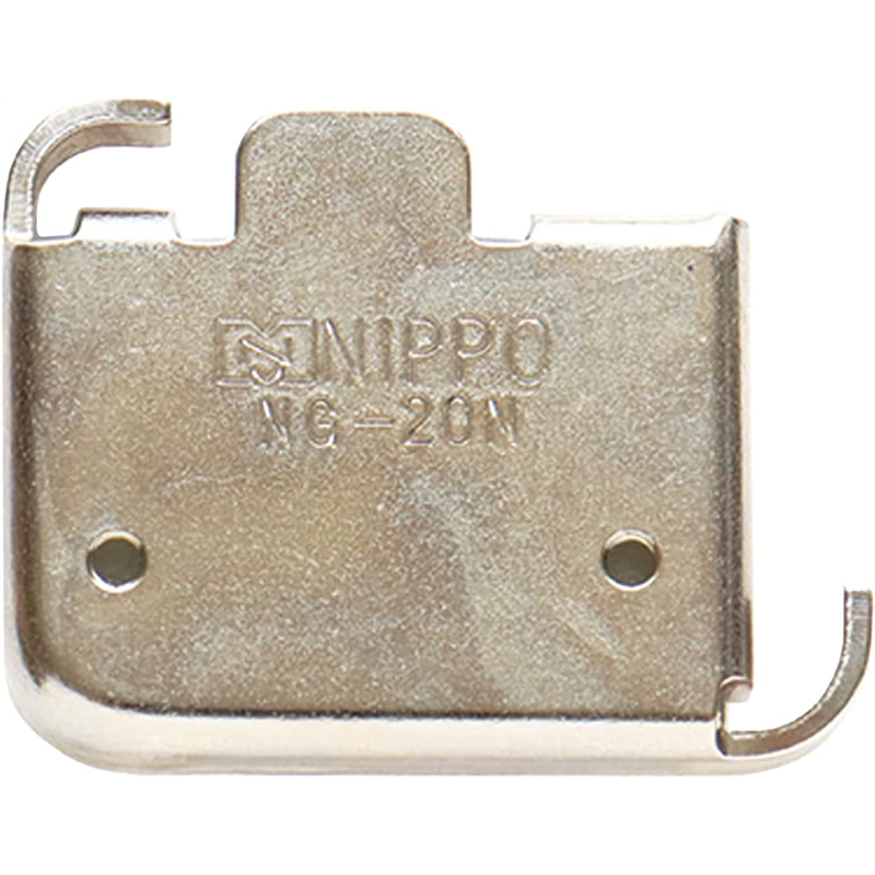 日本紐釦貿易 ラバー付きマグネット定規 3.8×2.8cm シルバー NI-02425 (ご注文単位1束)【直送品】