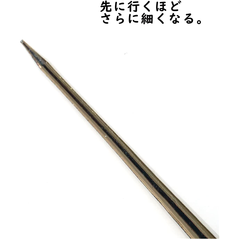 日本紐釦貿易 高級目打ち 全長約11.5cm NI-02431 (ご注文単位1束)【直送品】