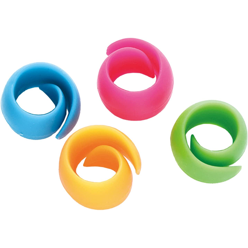 日本紐釦貿易 カラフルボビン糸ホルダー 2.7~8.7cm調節可能 4色×各1個 NI-02437 (ご注文単位1束)【直送品】