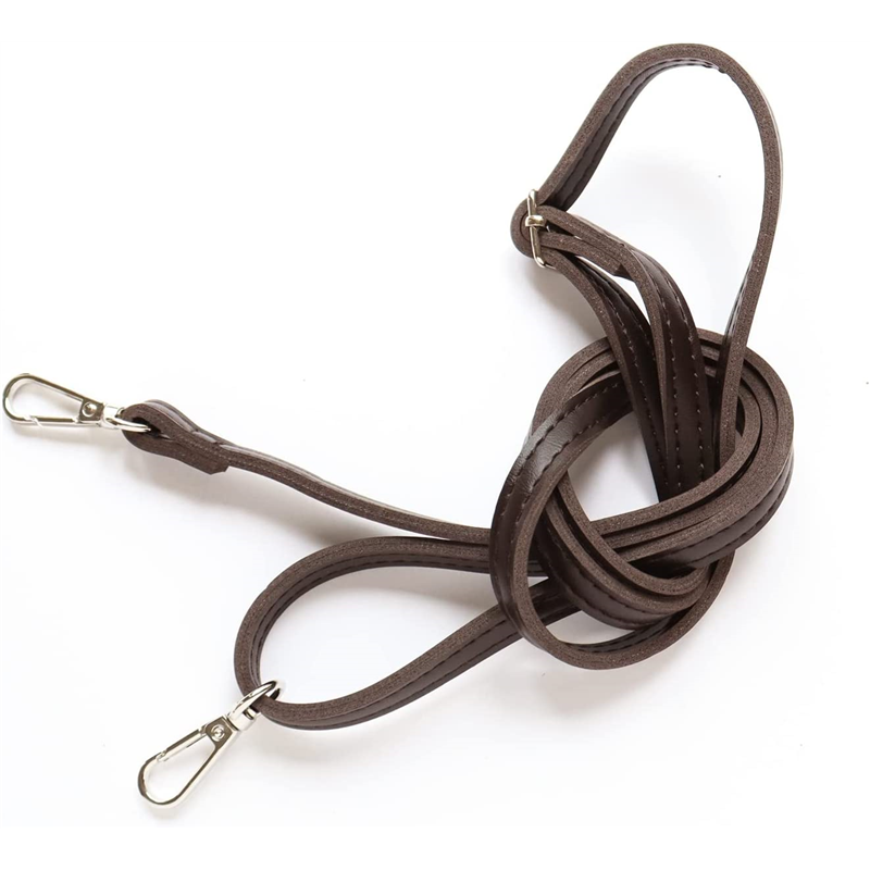 日本紐釦貿易 合皮スムースレザーショルダー こげ茶 巾10mm 120cm 1本入 MAW63-C （ご注文単位1本）【直送品】