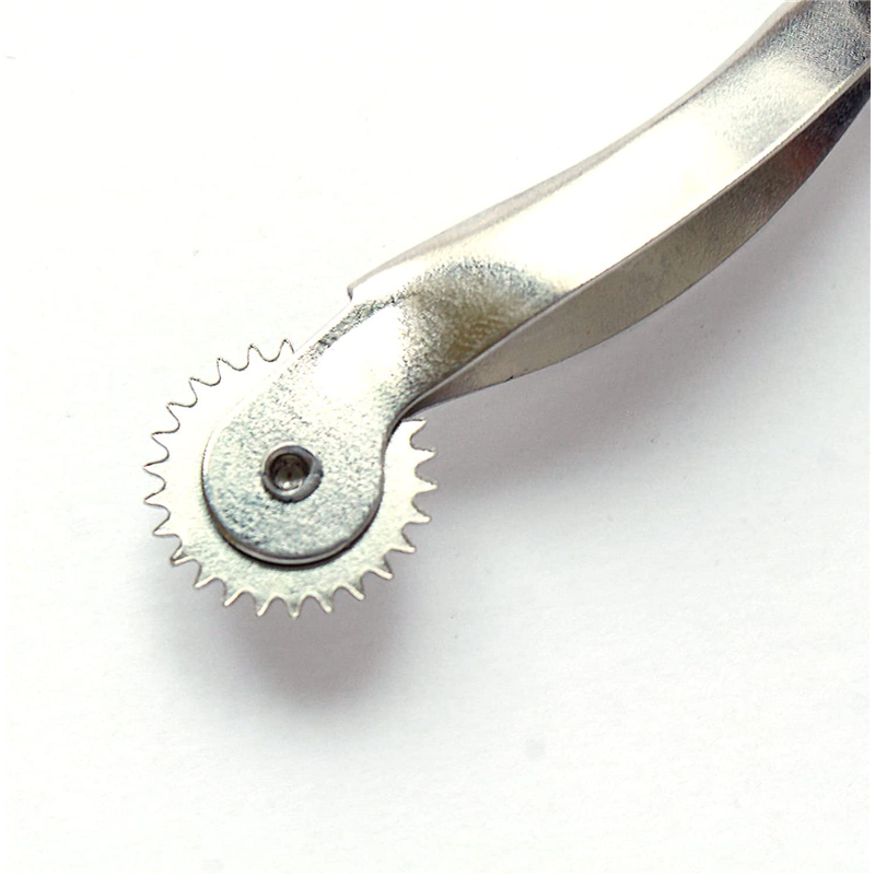 日本紐釦貿易 高級丸歯ルレット 全長約15cm NI-02507 (ご注文単位1本)【直送品】