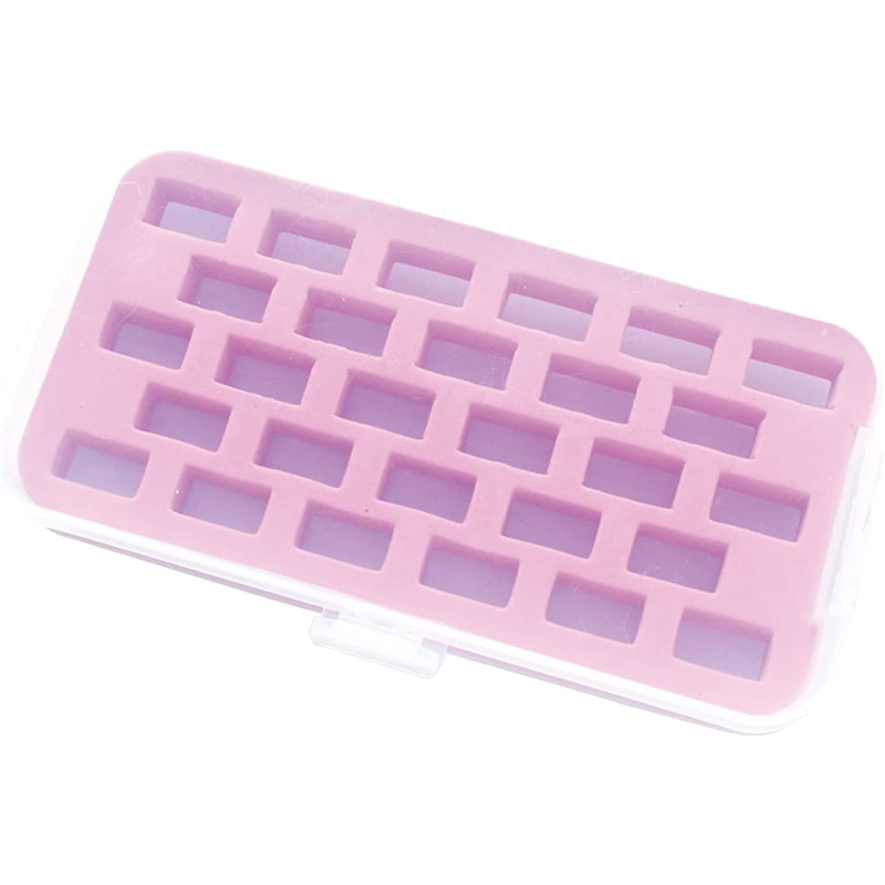 日本紐釦貿易 透明ボビンケース 95×178mm ピンク NI-02513 (ご注文単位1個)【直送品】