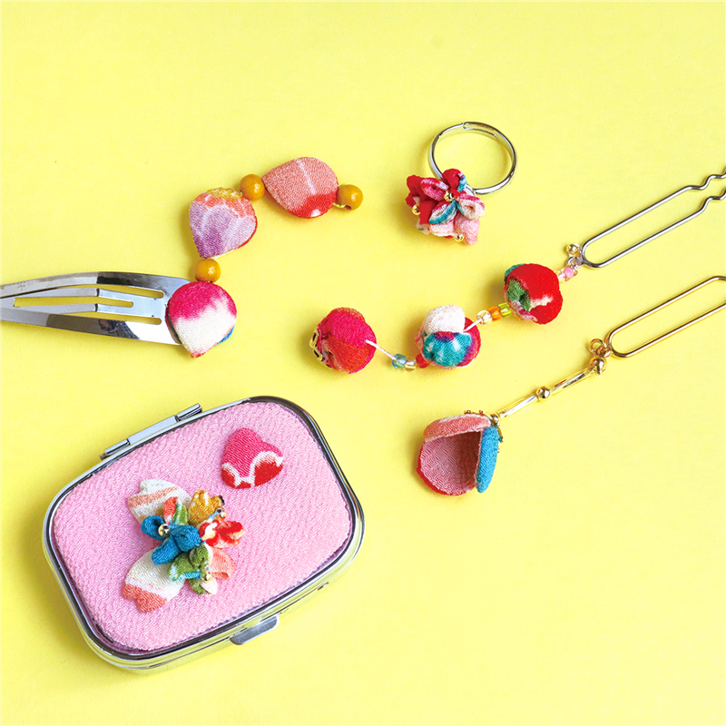 日本紐釦貿易 チリメンチャーム 金木犀 S40-424 (ご注文単位1束)【直送品】