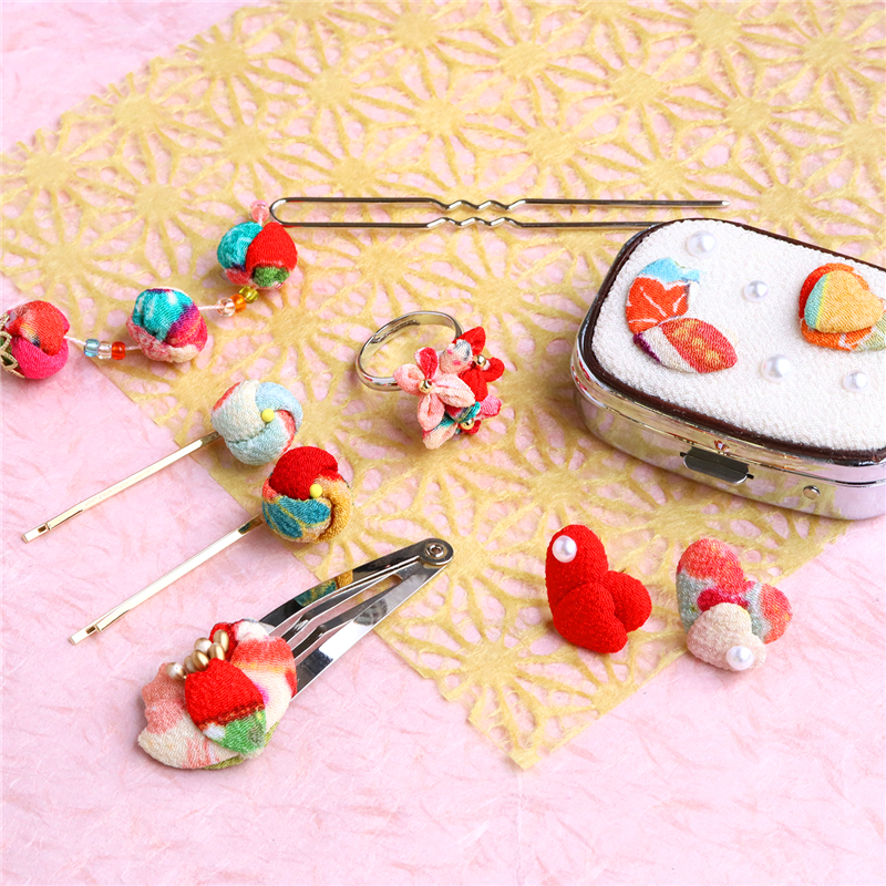 日本紐釦貿易 チリメンチャーム 金木犀 S40-424 (ご注文単位1束)【直送品】