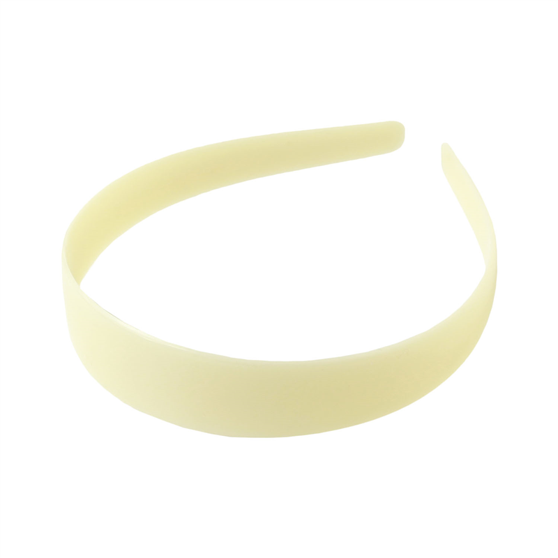 日本紐釦貿易 カチューシャ用土台 幅25mm 5本入 白 A5-118 （ご注文単位1束）【直送品】