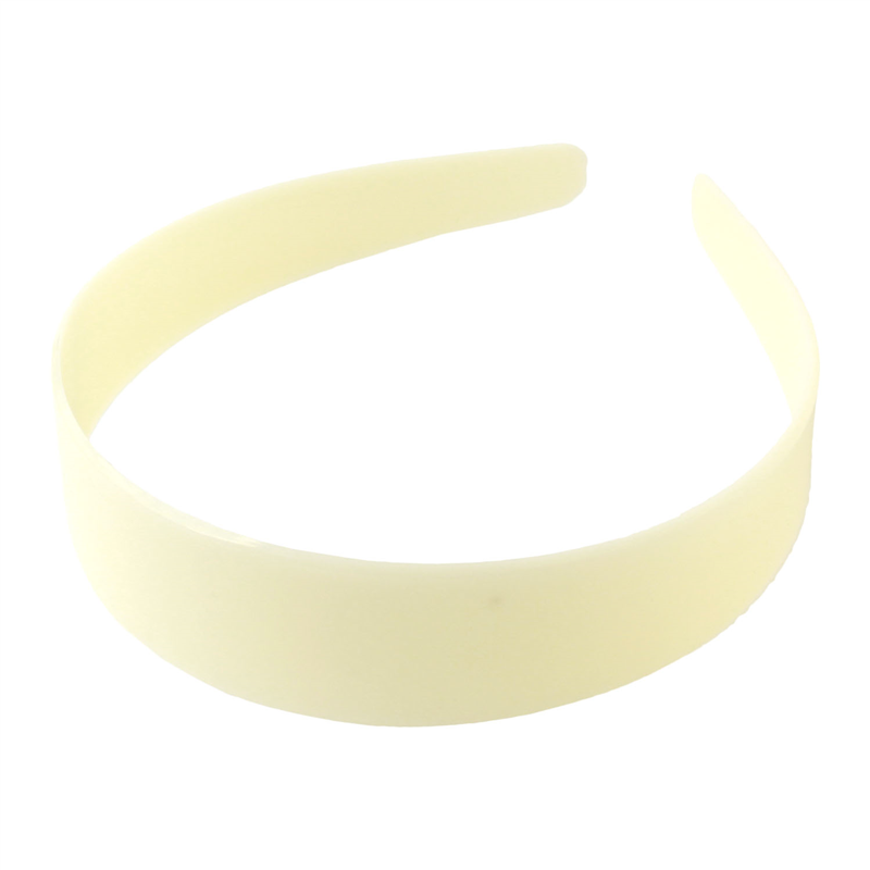 日本紐釦貿易 カチューシャ用土台 幅35mm 5本入 白 A5-120 （ご注文単位1束）【直送品】