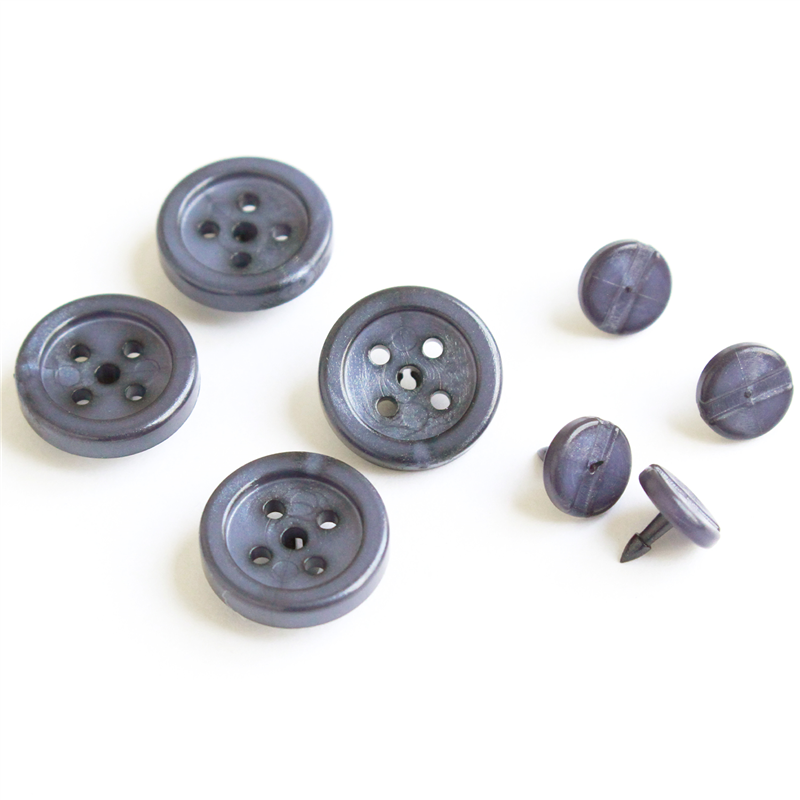 日本紐釦貿易 ワンプッシュシャツボタン φ11mm 4セット入 紺 SGM-OB4 (ご注文単位1束)【直送品】